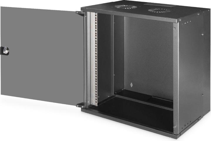 Digitus 19" 12HE Wandgehäuse, SOHO PRO 592 x 540 x 400 mm, schwarz (12 HE, 19 Zoll Rack)