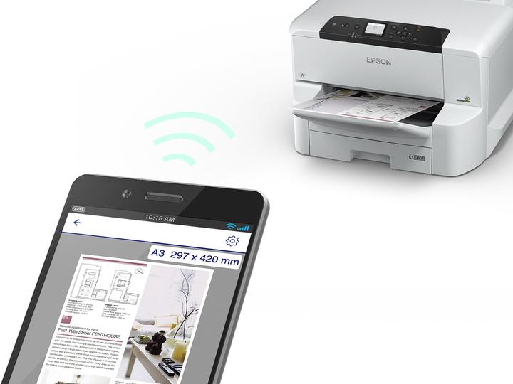 Produktbild Epson WorkForce Pro WF-C8190DTWC (Schwarz-Weiss)