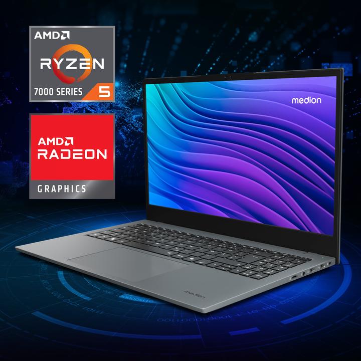 Actual product image Medion Avantum 15 E1 (MD62716), grau (15.60", Intel Core 5 120U, 16 GB, 512 GB, DE)