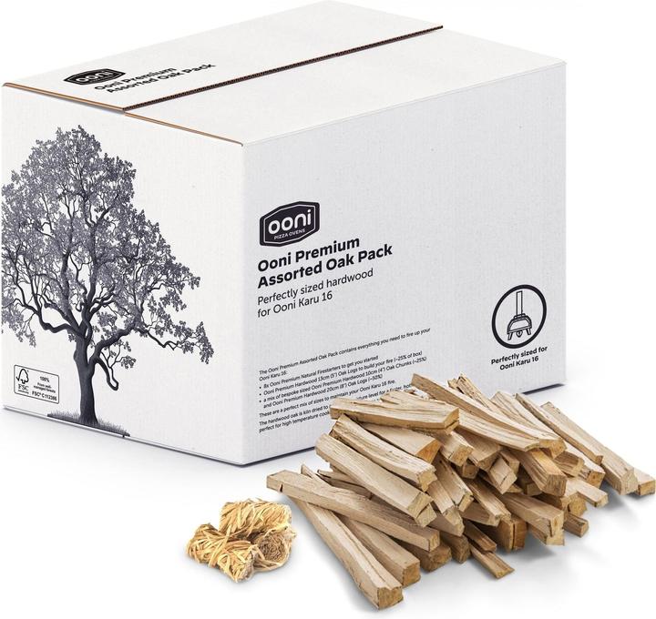 Ooni de bois de chêne Premium Karu 16