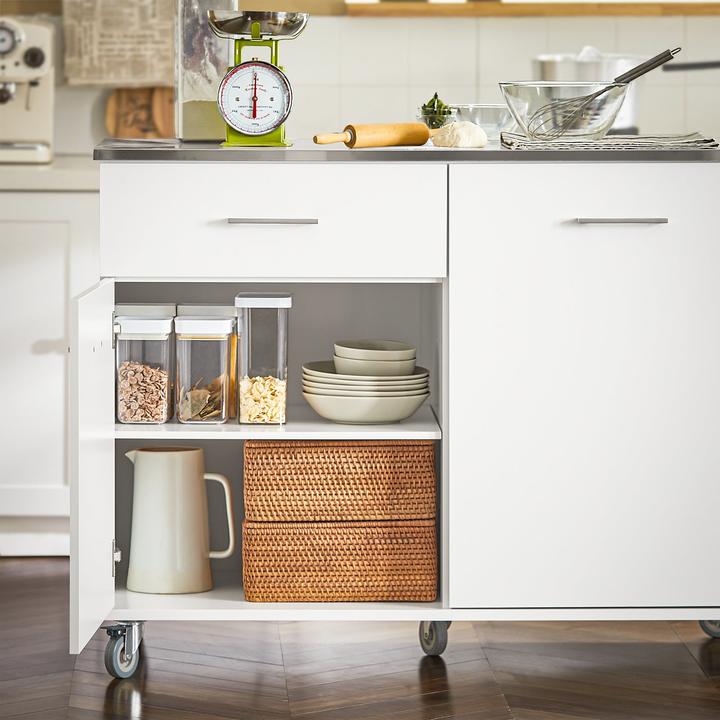 Produktbild SoBuy Küchenschrank Weiss