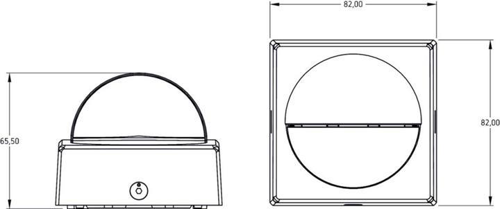 Actual product image Theben theLuxa R180 BK (12 m)
