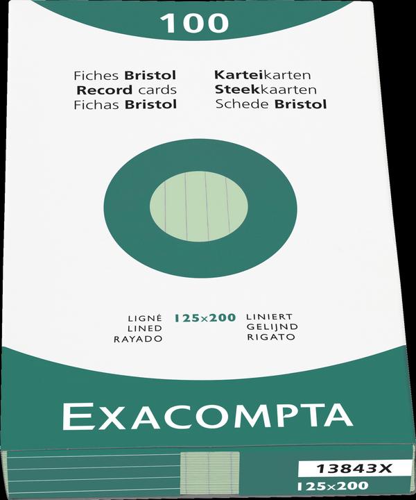 Actual product image Exacompta Index cards (125 x 200 mm, 205 g/m², 100 x)