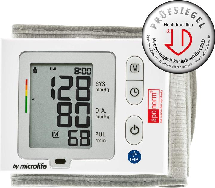 Aponorm Blood Pressure Monitor Mobile Slim Wrist, 1 pc (Blood pressure monitor wrist)