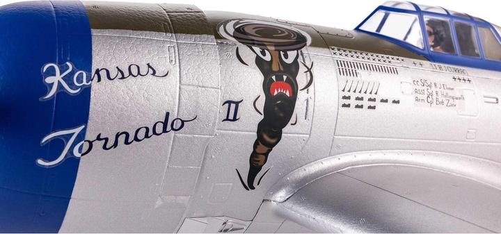 Actual product image E-Flite FLIEGER P-47 RAZORBA. 1200mm EP BNP BNF BASIC (Warbird)