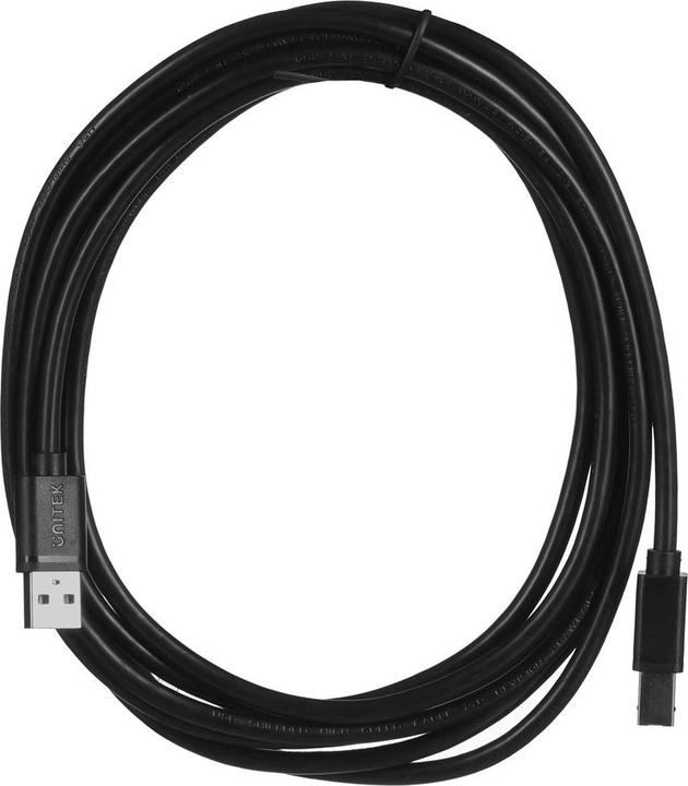 Produktbild Unitek Y-C420GBK USB Kabel USB 2.0 USB A USB B (3 m, USB 2.0)