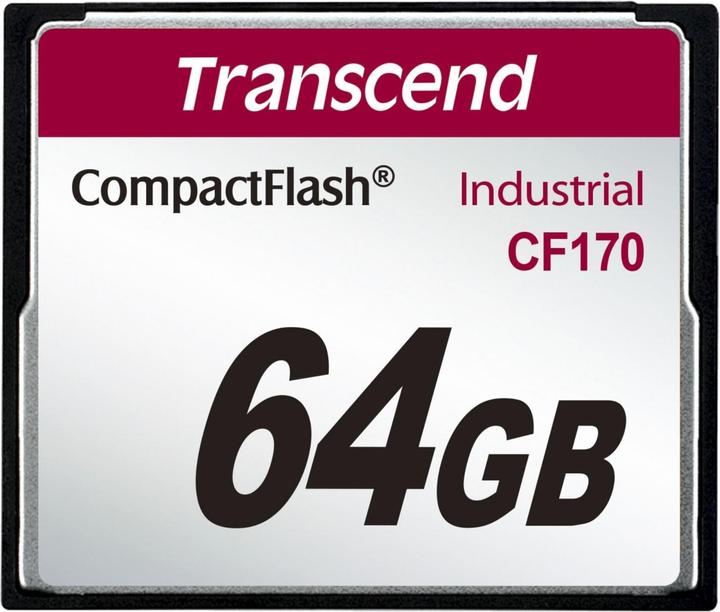 Image du produit Transcend CARTE CF 64GB (CF170) (64 Go, CF)