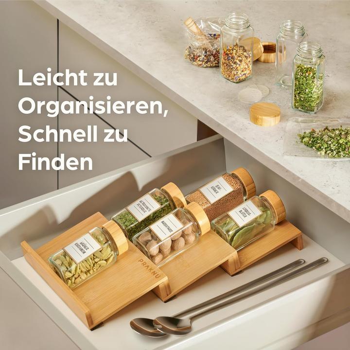 Actual product image Praknu Gewürzgläser-Set (24 Stück) (0.12 l)