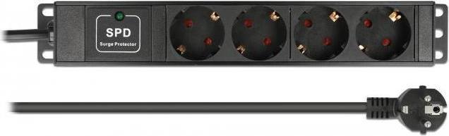 Actual product image Delock 66818 Voltage protection 4 AC outputs 220 (4 x, CEE 7/3, 1.50 m)