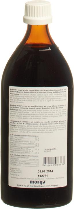 Produktbild Morga Holundersirup mit Honig (1 Stück)