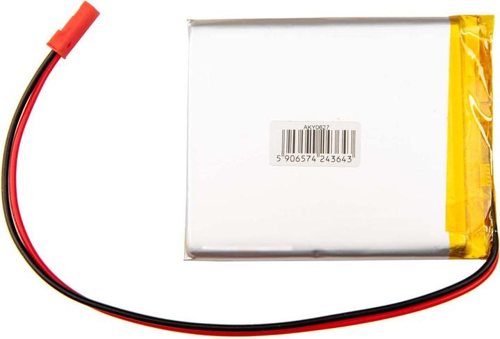 Immagine prodotto Akyga LP675568 Akkupack x Spezial-Akku LiPo 3.7 V 3500 mAh (3.70 V, 3500 mAh)