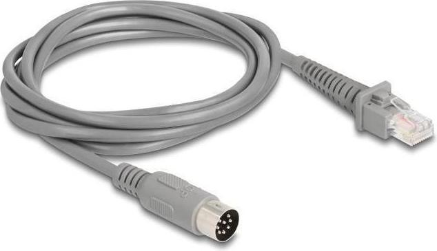Produktbild Delock Kabel RJ50 Stecker zu DIN 8 Pin Stecker 2 m grau