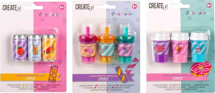 Produktbild Create It! Candy Lippenbalsam, 3 Stk.