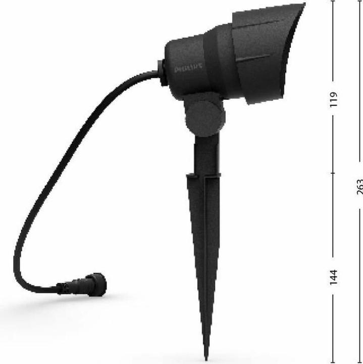 Produktbild Philips Outdoor Niedervolt Spot (600 lm, IP44)