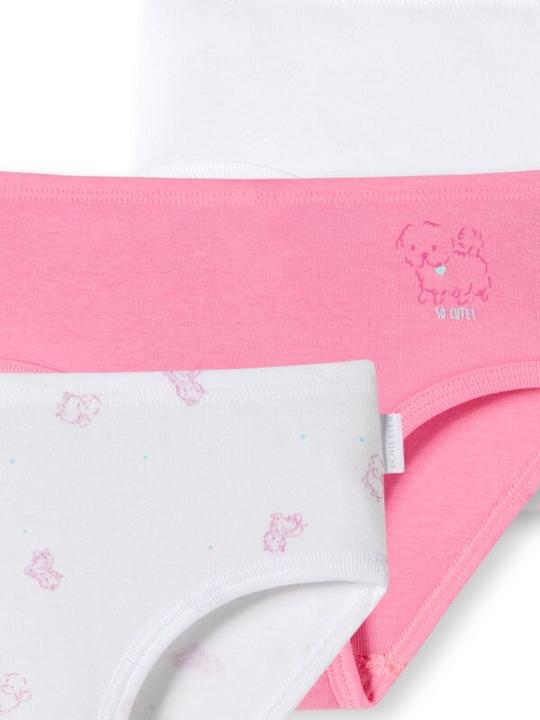 Immagine prodotto Schiesser 3 confezioni di slip / mutande per bambine in cotone biologico a coste sottili (140, confezione da 3)