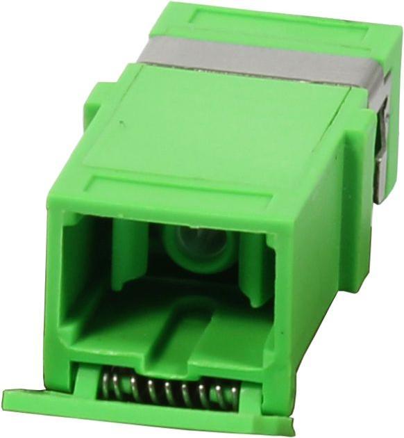 Produktbild Synergy 21 LWL-Kupplung,SC(APC)-Buchse/SC(APC)-Buchse(Laserschutzverschluss), 9/125u Singlemode, simplex, PVC (Netzwerk Kupplung)
