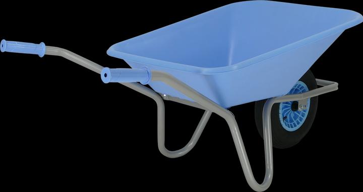 Actual product image FORT Garden Barrow baby blue Cosmo-Line 90 litres