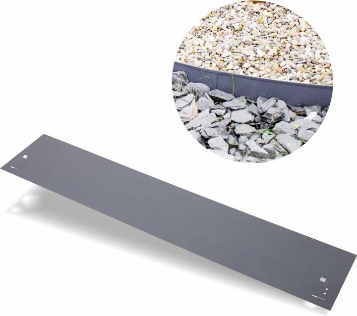 Produktbild Green Split Rasenkanten Metall Höhe 13.5-18.5 | Beeteinfassung | Beetumrandung | Beetbegrenzungen