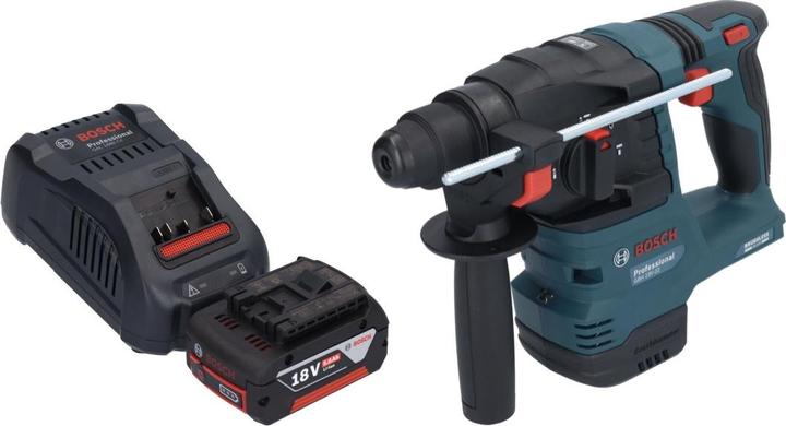 Produktbild Bosch Professional Bosch GBH 18V-22 Professional Akku Bohrhammer 18 V 1,9 J SDS Plus Brushless + 1x Akku 5,0 Ah + (Akkubetrieb)