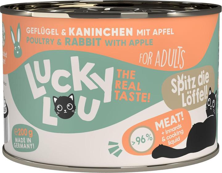 Actual product image Lucky Lou Cat wet food (Adult, 1 pcs., 251 g)