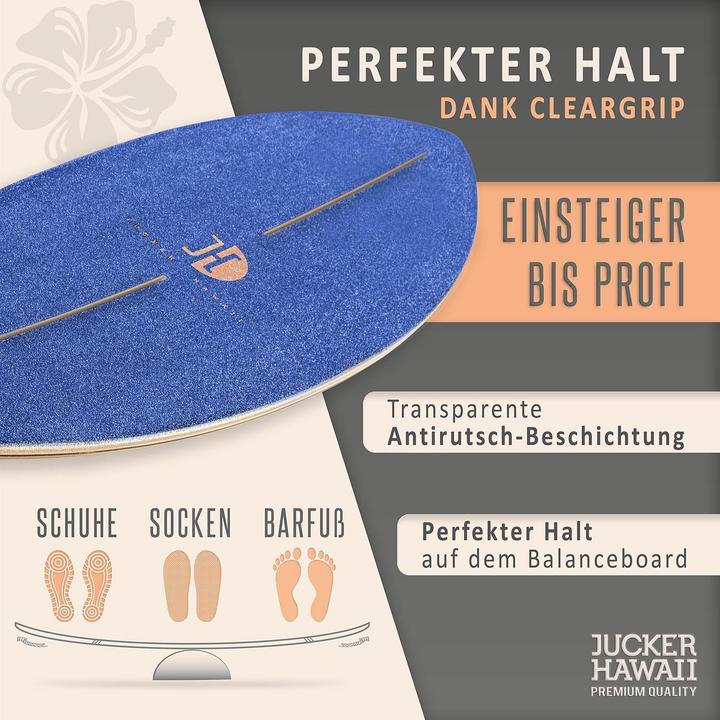 Produktbild Jucker Hawaii Balanceboard mit Rocker Shape und Korkhalbkugel