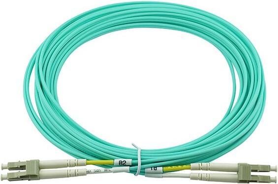 Actual product image BlueOptics Cisco CAB-OM3-LC-15M compatible LC-LC multimode OM3 patch cable 15 metres (S/UTP, CAT6, 15 m)