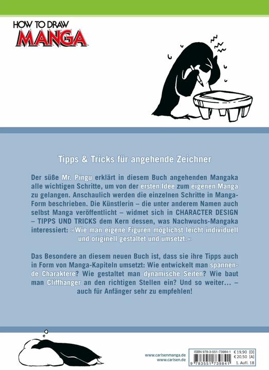 Produktbild How To Draw Manga: Character Design - Tipps und Tricks (Deutsch, Yasaiko Midorihana, 2019)