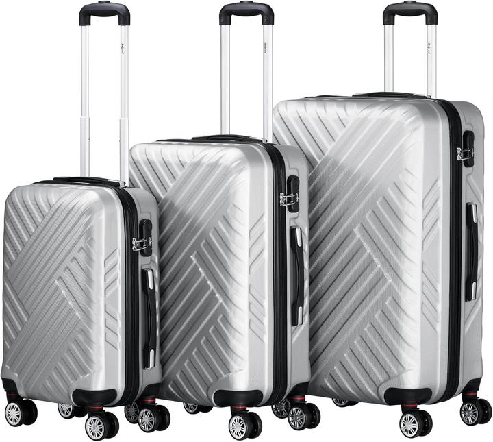 Zelsius 3-teiliges Hartschalenkoffer-Set (Handgepäck (bis 50l))