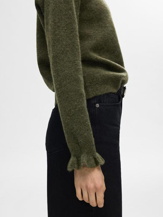 Produktbild Selected Femme Rüschenärmel Strickpullover (XL)
