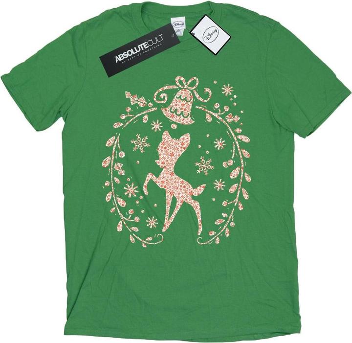 Disney Bambi Christmas Wreath TShirt (XL)