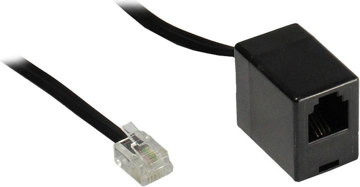 Image du produit Good Connections RJ11 Rallonge téléphonique - 6p4c mâle à femelle - noir - 15m