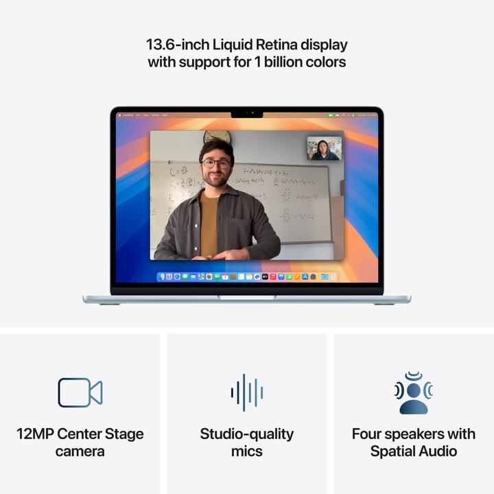 Produktbild Apple MacBook Air – 2025 (13.60", M4, 16 GB, 2000 GB, DE)