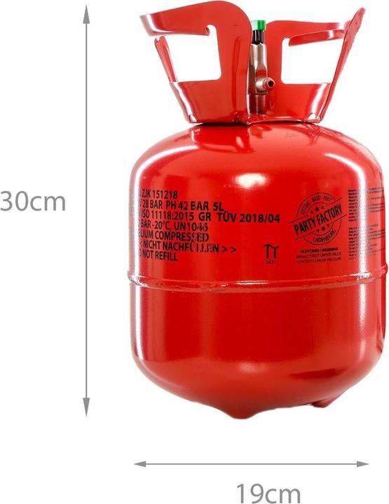 Actual product image Amscan helium