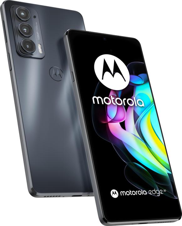 Produktbild Motorola Edge 20 (128 GB, Frost Gray, 6.70", Dual SIM, 108 Mpx, 5G)