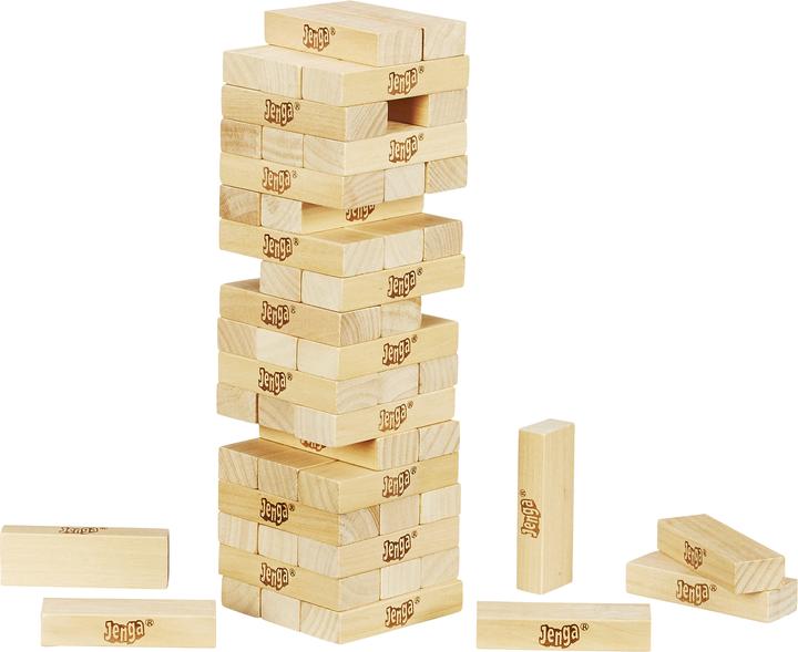 Actual product image Hasbro Gaming Jenga Classic (German, French, Italian)
