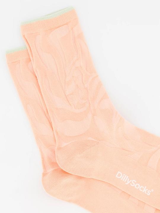 DillySocks Socken "Premium crumbled peach" hellorange