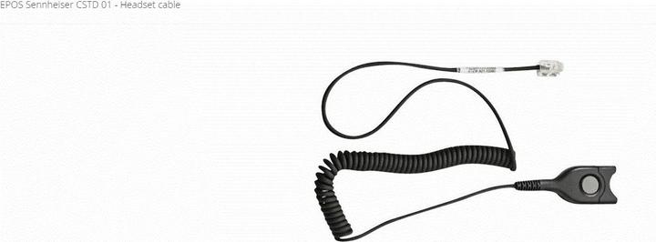 Actual product image EPOS SENNHEISER CSTD 01 Standard headset connection cable with EasyDisconnect to Modular Plug RJ 9