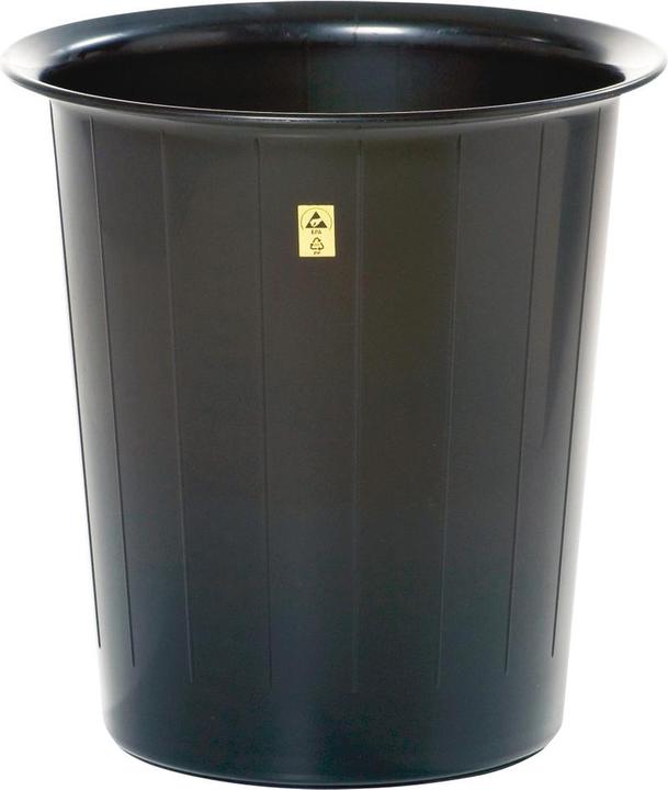 Produktbild Wolfgang Warmbier Papierkorb, ESD, Volumen 14 l, Ø 300 mm, 320 mm (14 l)