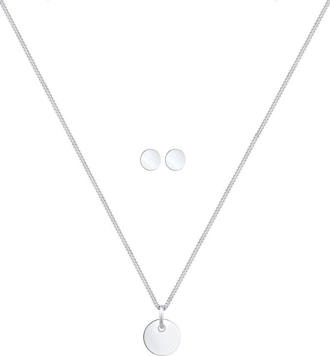 Immagine prodotto Elli Plättchen Geo Basic (925 Argento)