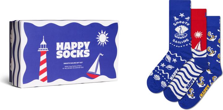 Actual product image Happy Socks Strümpfe SMOOTH SAILING Socken 3er Pack (pack of 3, 41 - 46)