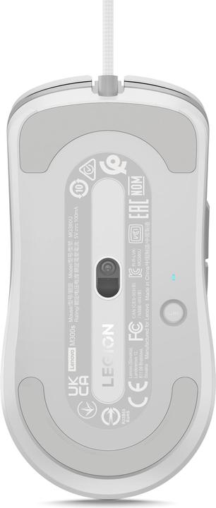 Actual product image Lenovo Accessories Legion M300s RGB Gaming Mouse (Glacier White) (Cable)