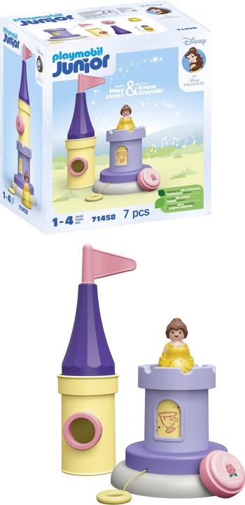 Actual product image Playmobil 1.2.3 & Disney: Belle's play tower (71458, Playmobil Junior)