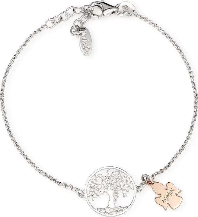 Amen Life Tree Angel Armband (17 cm, 925er Silber)