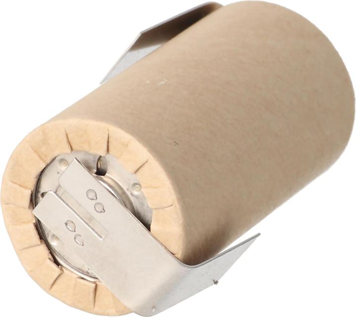 Actual product image Panasonic Akku Sanyo N-1900SCR Sub-C Einzelzelle mit Lötfahne (1 pcs., 1900 mAh, Rechargeable battery)