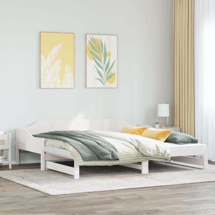 Actual product image VidaXL Extendable day bed (90 x 200 cm)