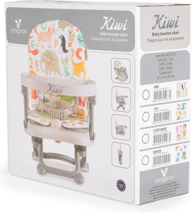 Actual product image Moni Kids chair kiwi, booster seat table (Table seat)