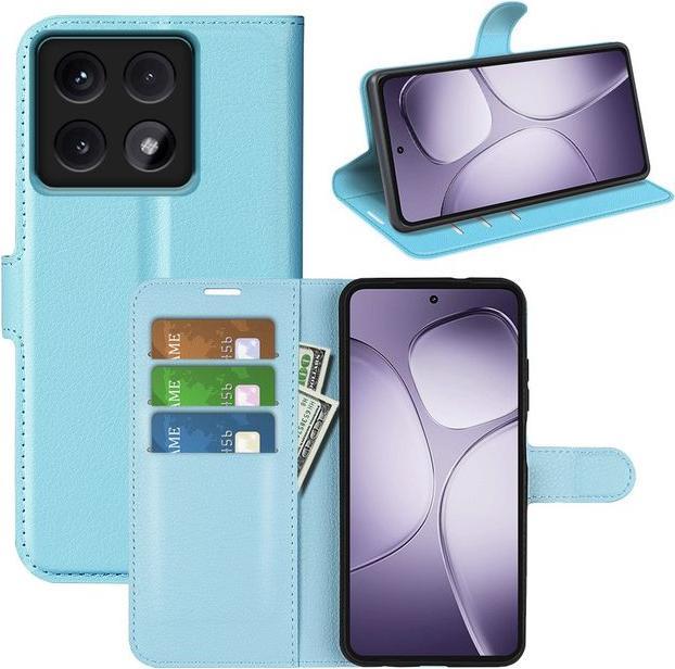 Produktbild MU Classic Litchi Leder Bookcover Series (Xiaomi 14T Pro)