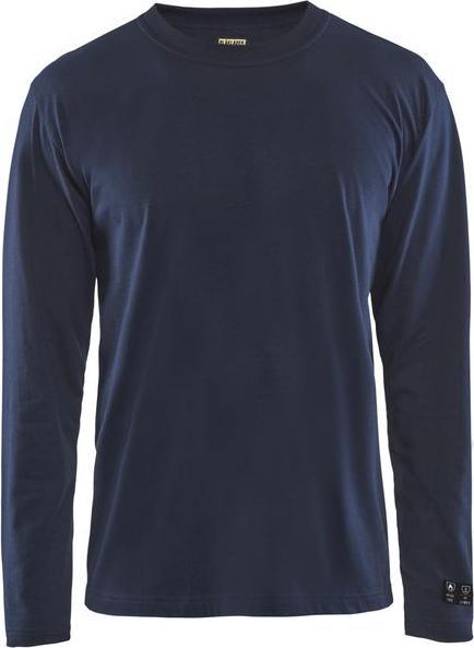 Produktbild Blakläder Flammschutz-Langarm-Shirt, marineblau, Unisex-Grösse: L (L)