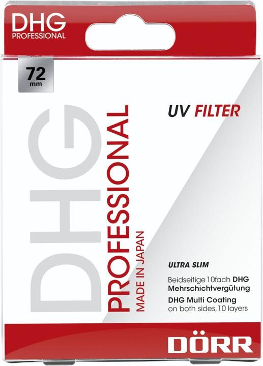 Immagine prodotto Dörr Filtro UV DHG 72mm (72 mm, Filtro UV, 72 mm)