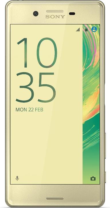 Sony Xperia X (32 GB, Lime Gold, 5", Single SIM, 23 Mpx, 4G)